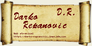 Darko Repanović vizit kartica